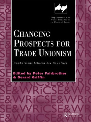 cover image of Changing Prospects for Trade Unionism